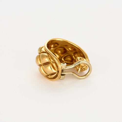 Boucles d'oreilles CHAUMET - Paire de boucles d'oreilles or jaune 58 Facettes DV0984-3