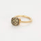 Bague 52.5 POMELLATO - NUDO - Petit modèle - Bague or jaune, or blanc et diamants 58 Facettes DV12990-1-525-3