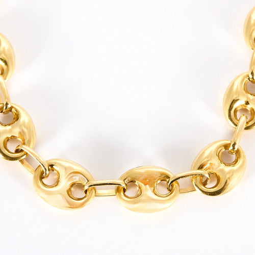 Collier Collier en or jaune à mailles grain de café 58 Facettes DV12883-5