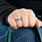 Bague 50 Boucheron Quatre - Black Edition - Bague en or gris et diamants 58 Facettes DV13071-2-50-2
