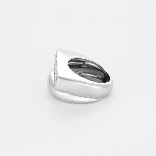 Bague 52 FRED - Sucess - Bague en or gris et diamants 58 Facettes DV0995-1-52-2
