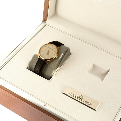 Montre JAEGER LECOULTRE - Montre Master Ultra Thin Q1272510 en or rose à remontage mécanique 58 Facettes DV0987-1