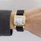 Montre CARTIER - Montre Santos Dumont Réf. 2787 mouvement Quartz avec boîtier et corne en or jaune 58 Facettes DV0994-2