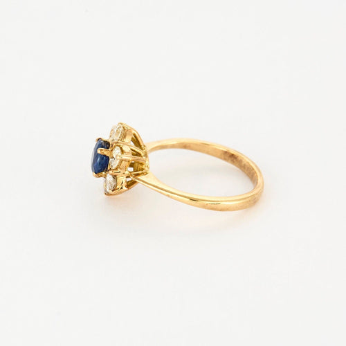 Bague 50 Bague saphir et diamants 58 Facettes DV10850-2