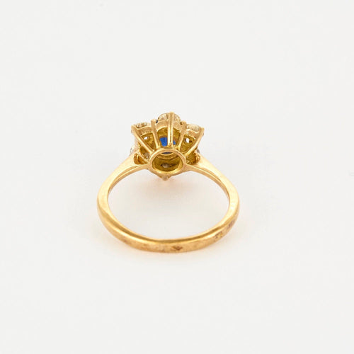 Bague 50 Bague saphir et diamants 58 Facettes DV10850-2