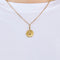Collier AUGIS - Collier en or jaune retenant une médaille sentimentale 58 Facettes DV1342-8