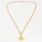 Collier AUGIS - Collier en or jaune retenant une médaille sentimentale 58 Facettes DV1342-8