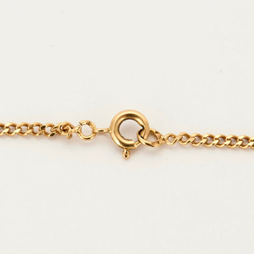Collier AUGIS - Collier en or jaune retenant une médaille sentimentale 58 Facettes DV1342-8