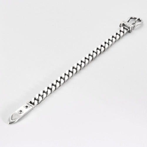 Bracelet HERMES - SELLIER - Bracelet gourmette en argent 58 Facettes DV12948-1