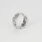 Bague 48 CARTIER - Maille panthère trois rangs demi pavé - Bague en or blanc et diamants 58 Facettes DV4479-5-48-2