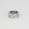 Bague 48 CARTIER - Maille panthère trois rangs demi pavé - Bague en or blanc et diamants 58 Facettes DV4479-5-48-2