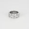 Bague 48 CARTIER - Maille panthère trois rangs demi pavé - Bague en or blanc et diamants 58 Facettes DV4479-5-48-2