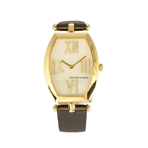 VAN CLEEF & ARPELS - Lady Arpels Classique Tonneau - Montre en or jaune 58 Facettes DV4479-30