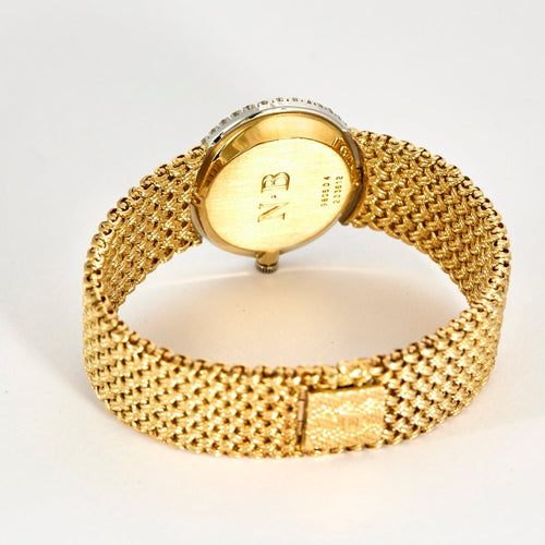 Montre PIAGET - Extraplate Joaillerie - Montre de dame, Or Jaune, Lapis, Diamants 58 Facettes DV4479-35