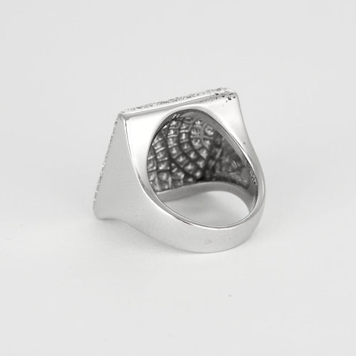 Bague 52.5 Cartier - Berlingot - Bague en or blanc et diamants 58 Facettes DV4479-4-525-3