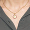 Pendentif Augis Pendentif Pendentif médaille d'amour Augis en or jaune 58 Facettes DV13256-1