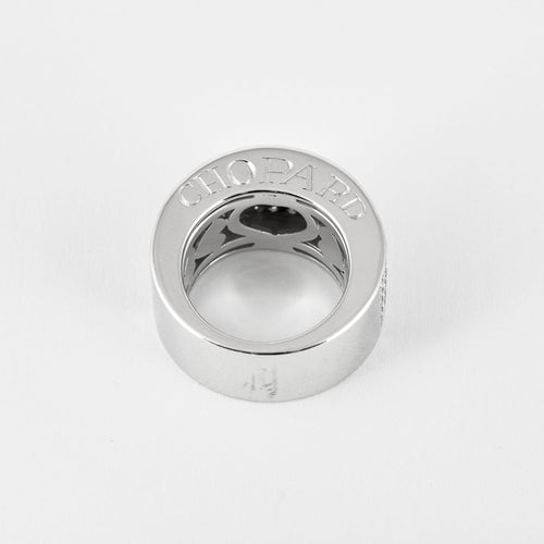 Bague 50 CHOPARD - Chopardissimo - Bague en or gris et diamants 58 Facettes DV0106-2