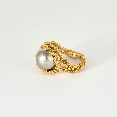 Bague 51 GILBERT ALBERT - Bague en or jaune et billes interchangeables 58 Facettes DV5853-3-51-2