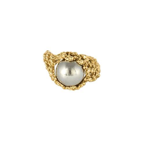 Bague 51 GILBERT ALBERT - Bague en or jaune et billes interchangeables 58 Facettes DV5853-3-51-2
