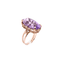 Bague 53 Bague en or jaune et améthyste 58 Facettes DV14341-1-53-2