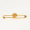 Broche Broche barette or jaune, cristal de roche 58 Facettes DV14293-3