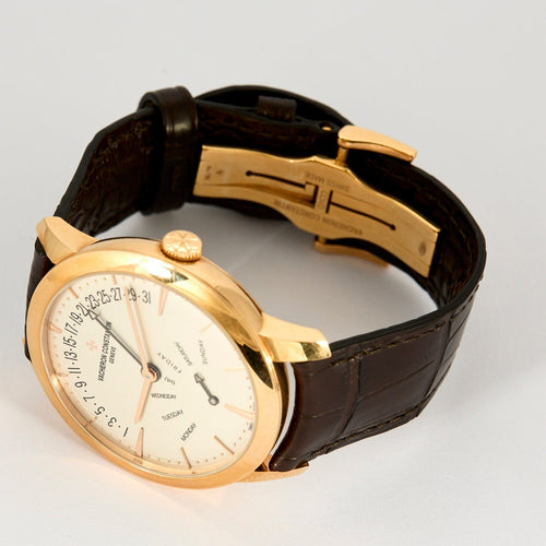 Montre VACHERON CONSTANTIN - Heures Sautantes - Montre d'homme en or rose 58 Facettes DV4479-25