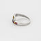 Bague 50 Bague en or gris et pierres fines de couleurs 58 Facettes DV14179-1-50-2