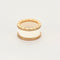 Bague 53 BULGARI - B.Zéro 1 - Bague céramique blanche et diamants 58 Facettes DV0986-3-53-2