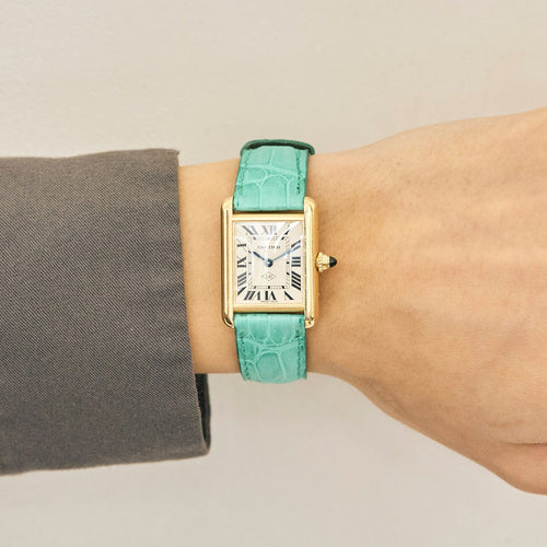 Montre CARTIER- TANK - Louis Cartier - Bracelet montre en or jaune 58 Facettes DV3419-25