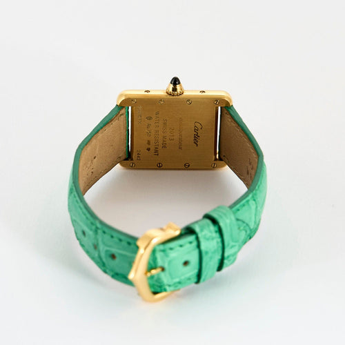 Montre CARTIER- TANK - Louis Cartier - Bracelet montre en or jaune 58 Facettes DV3419-25
