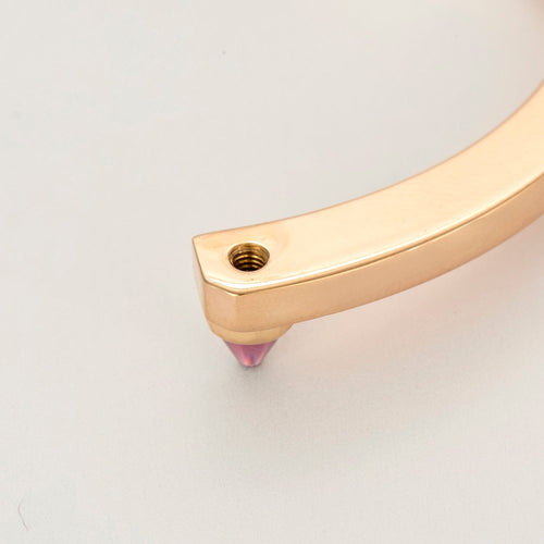 Bracelet CARTIER - Menottes - Bracelet en or jaune et grenat 58 Facettes DV3419-23
