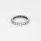 Bague 51.5 Alliance américaine en or blanc et diamants 58 Facettes DV14804-1-515-3