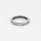 Bague 51.5 Alliance américaine en or blanc et diamants 58 Facettes DV14804-1-515-3