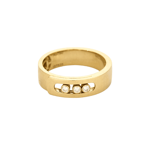 Bague 57 Messika Bague Move en or jaune et diamants 58 Facettes DV1164-10