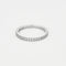 Bague 53 CHAUMET - Alliance Les Éternelles  en platine et diamants 58 Facettes DV13963-2