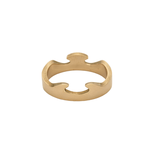 57.5 Georg Jensen - Fusion - Bague d'extrémité en or rose 58 Facettes DV14365-3-575-2