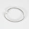 Boucles d'oreilles Paire d'anneaux d'oreilles en or gris et diamants 58 Facettes DV11154-2
