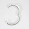 Boucles d'oreilles Paire d'anneaux d'oreilles en or gris et diamants 58 Facettes DV11154-2