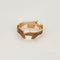 Bague 57.5 Georg Jensen - Bague fusion en or rose, diamants bruns 58 Facettes DV14365-2-575-2