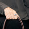 Bague 58 Bague bandeau en or blanc, saphir et diamants 58 Facettes DV15480-2-58-2