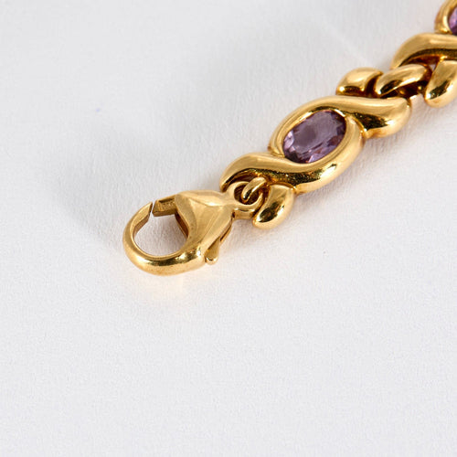 Bracelet Bracelet en or jaune et améthyste 58 Facettes DV15517-1