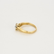 Bague 53 Bague en or jaune et diamants 58 Facettes DV12410-40