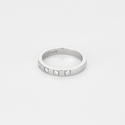 Bague 48.5 BULGARI - Marry Me Ring - Bague en platine et diamants 58 Facettes DV12410-75