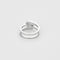 Bague 53 DINH VAN - Maillon Star - Bague petit modèle en or blanc  et diamants 58 Facettes DV15617-1