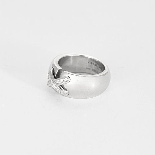 Bague 49 CHAUMET - Liens - Bague en or gris et diamants 58 Facettes DV2196-5