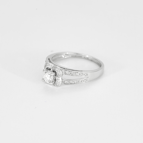 Bague 51 MAUBOUSSIN - Bague Chance of Love N°3 - Bague en or blanc et diamants 58 Facettes DV12432-5