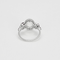 Bague 51 Bague en or blanc, pierre de lune, diamants et rubis 58 Facettes DV10549-6