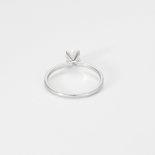 Bague 52 Bague Solitaire en or blanc et diamant 58 Facettes DV10549-5