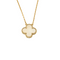 Collier VAN CLEEF & ARPELS - Vintage Alhambra - Collier en or jaune et nacre 58 Facettes DV16288-3
