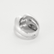 Bague 55 POIRAY - Sceau de coeurs - Bague en or blanc et diamants 58 Facettes DV15694-1